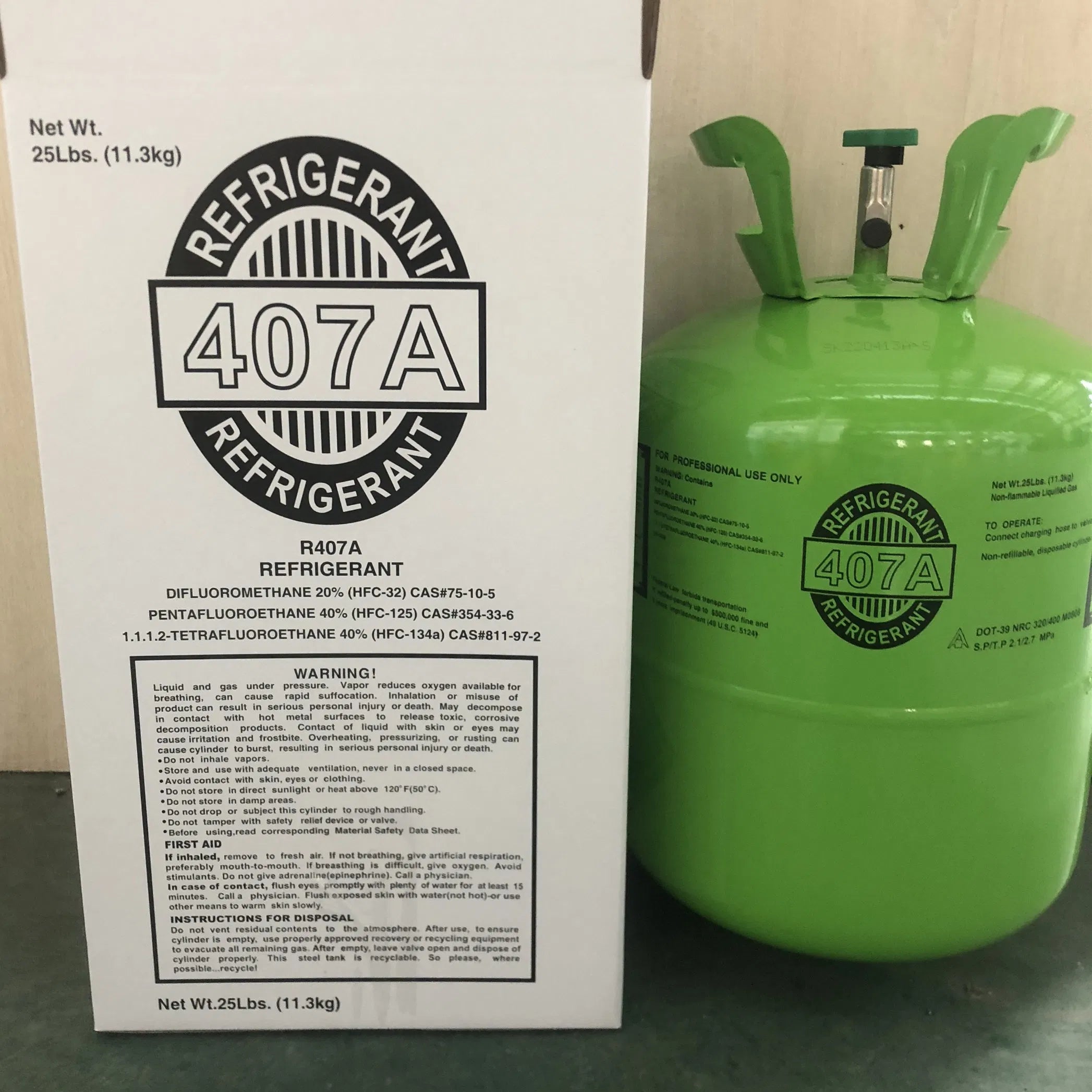 R-407A Refrigerant 25 LB|CoolmateGas Refrigerant