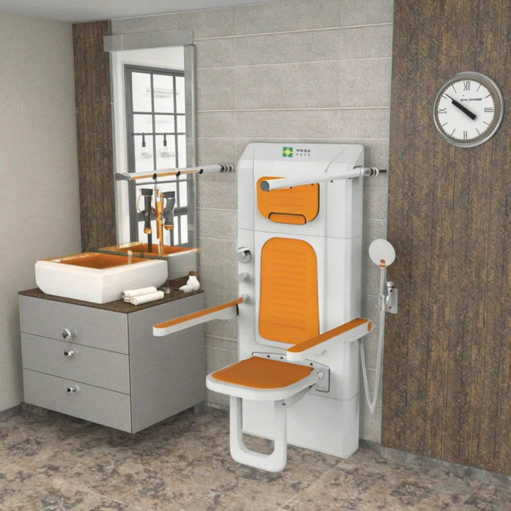 Assistive Bath Seating Multifunctional Foldable Elderly Shower Set